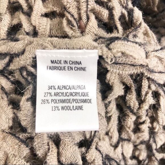 HELMUT LANG | Brown Open Knit Asymmetrical Sweater - Picture 7 of 10